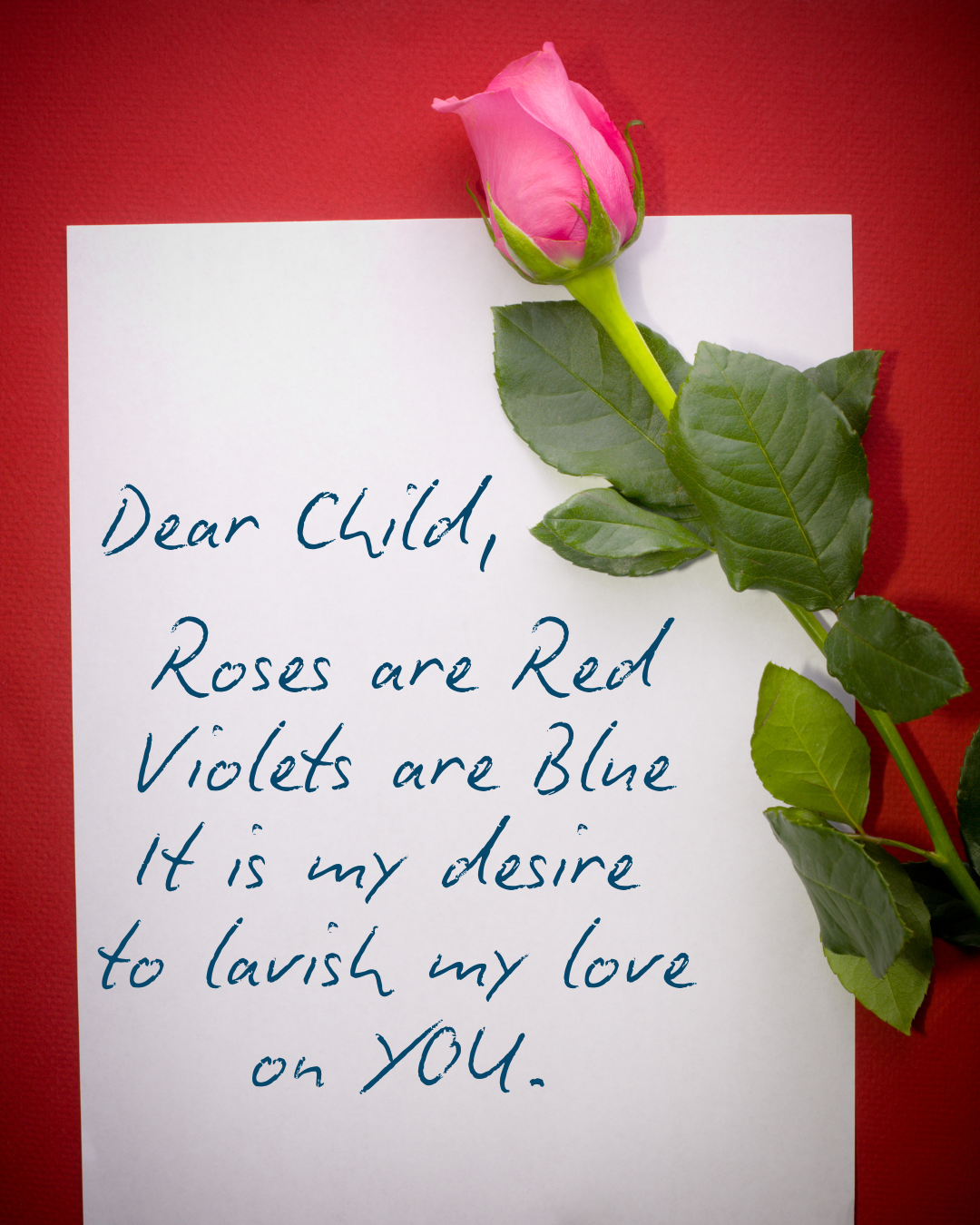 Father's Love Letter Valentine